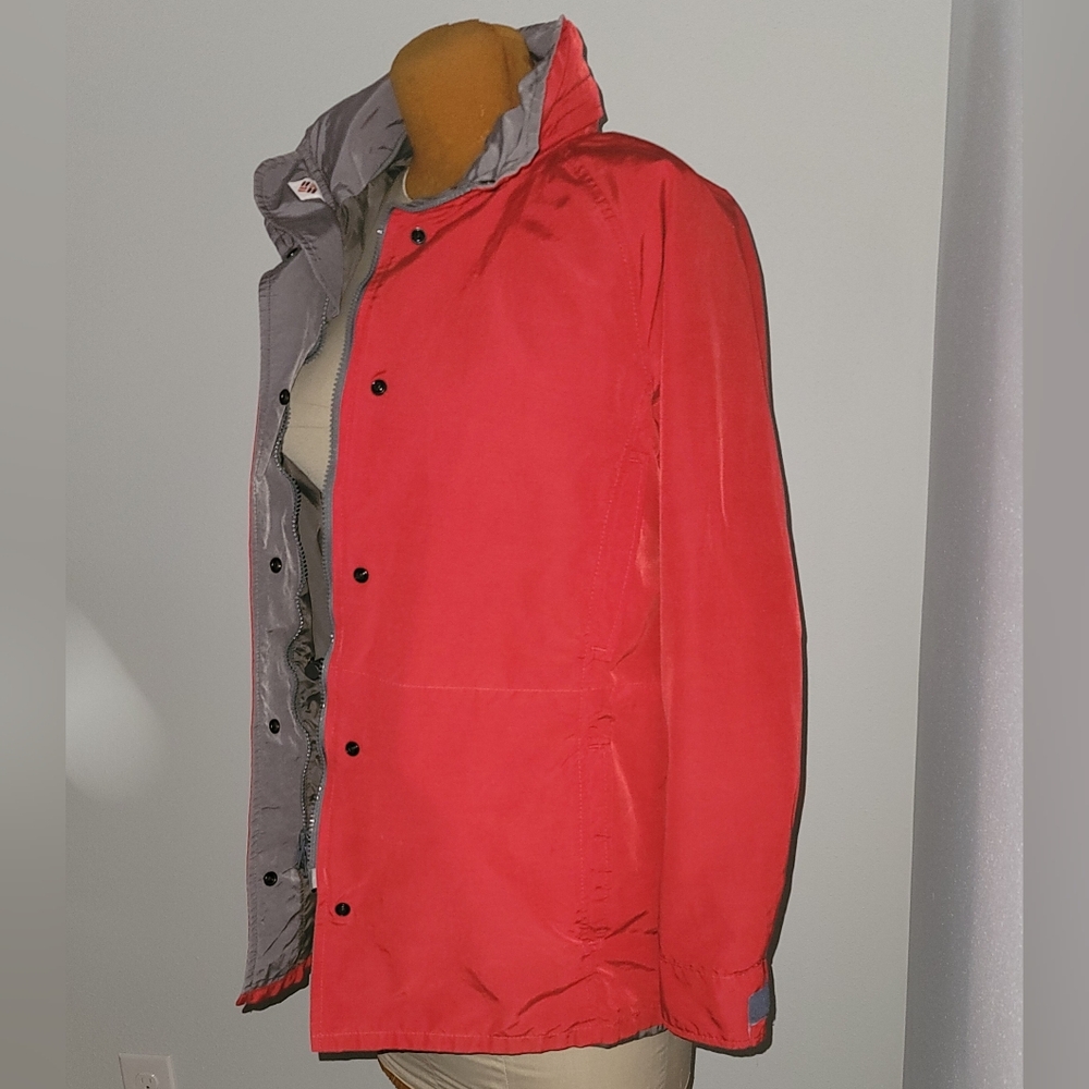 Columbia Jacket Red With Gray Lining